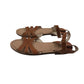 Zara sandal shoe size 3 brown straps and sole