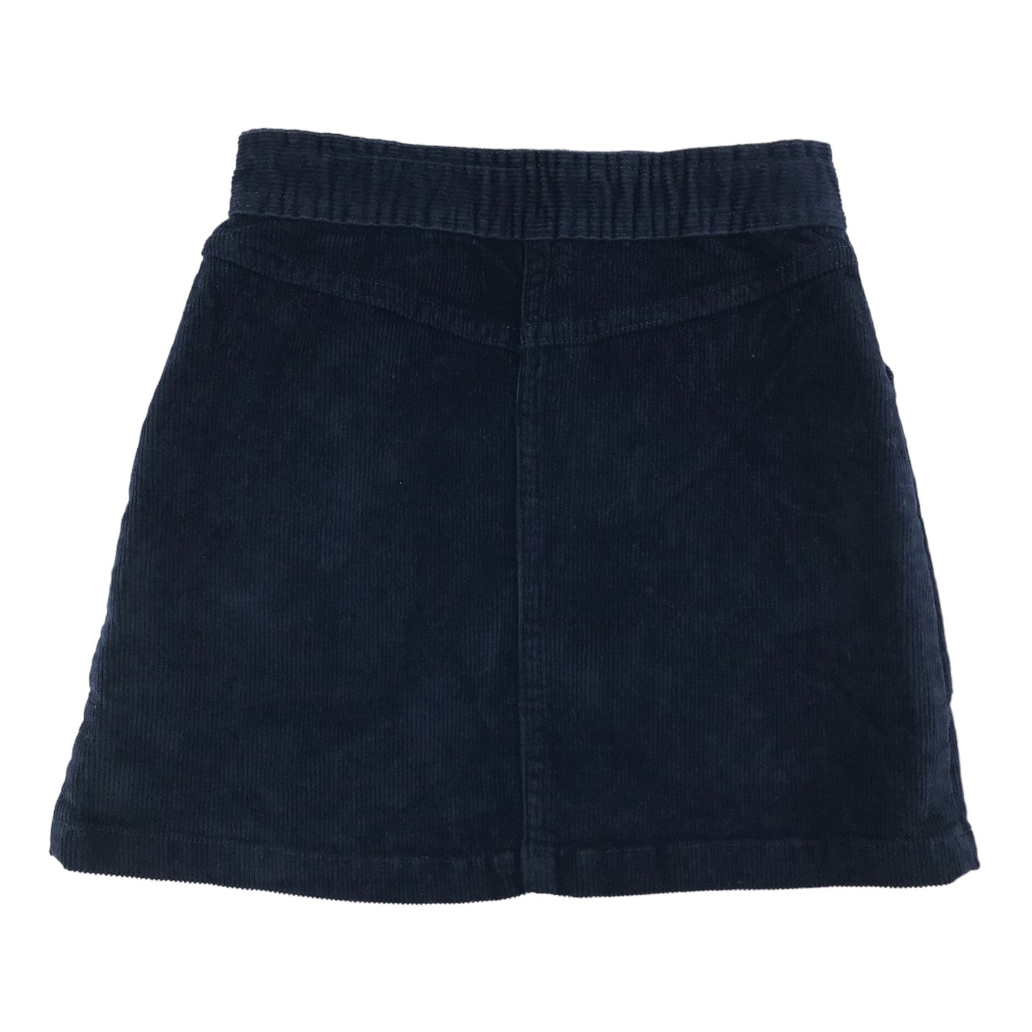 John Lewis Skirt Age 7 Navy Blue Corduroy