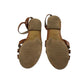 Zara sandal shoe size 3 brown straps and sole