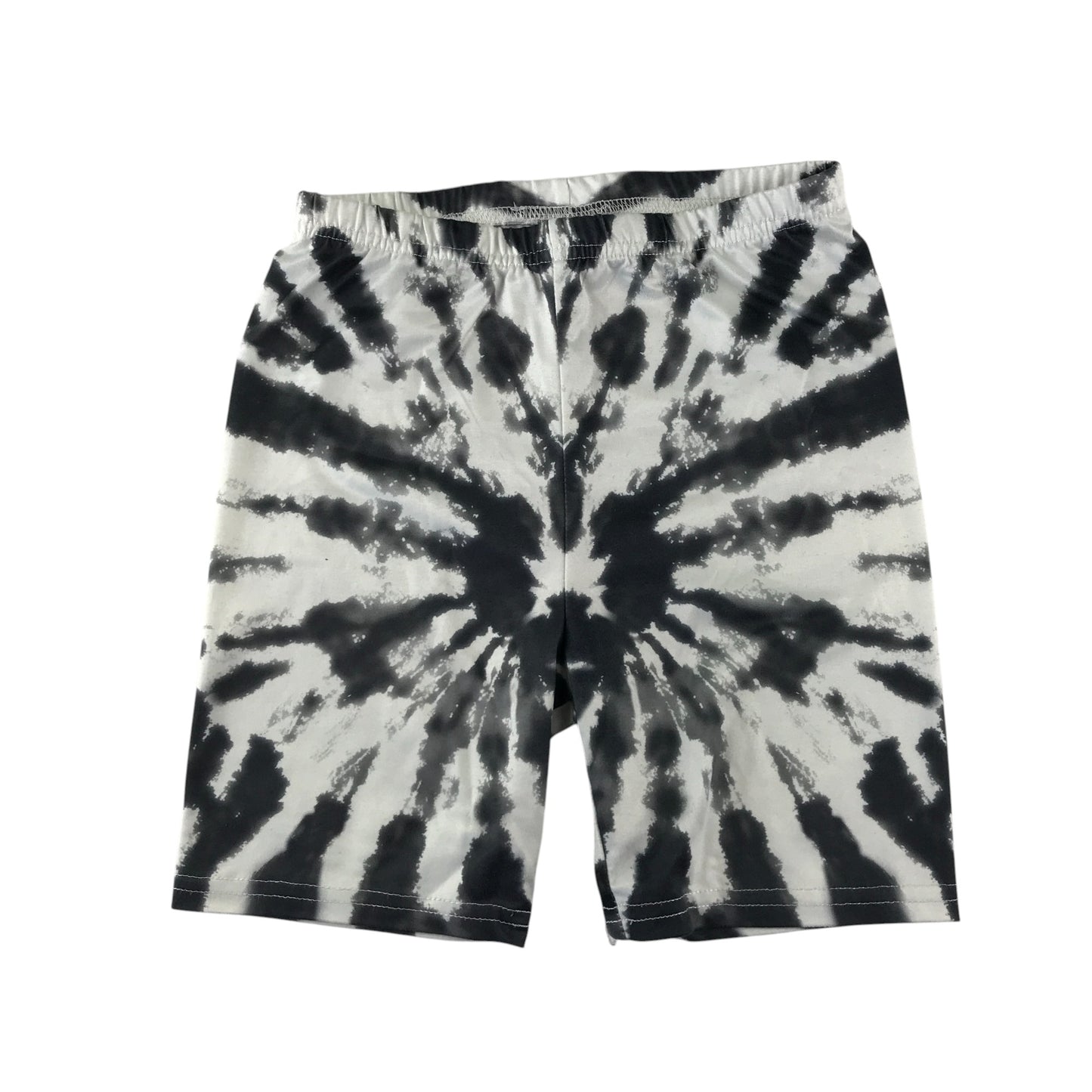 Shein leggings 8-9 years black and white graphic print cropped