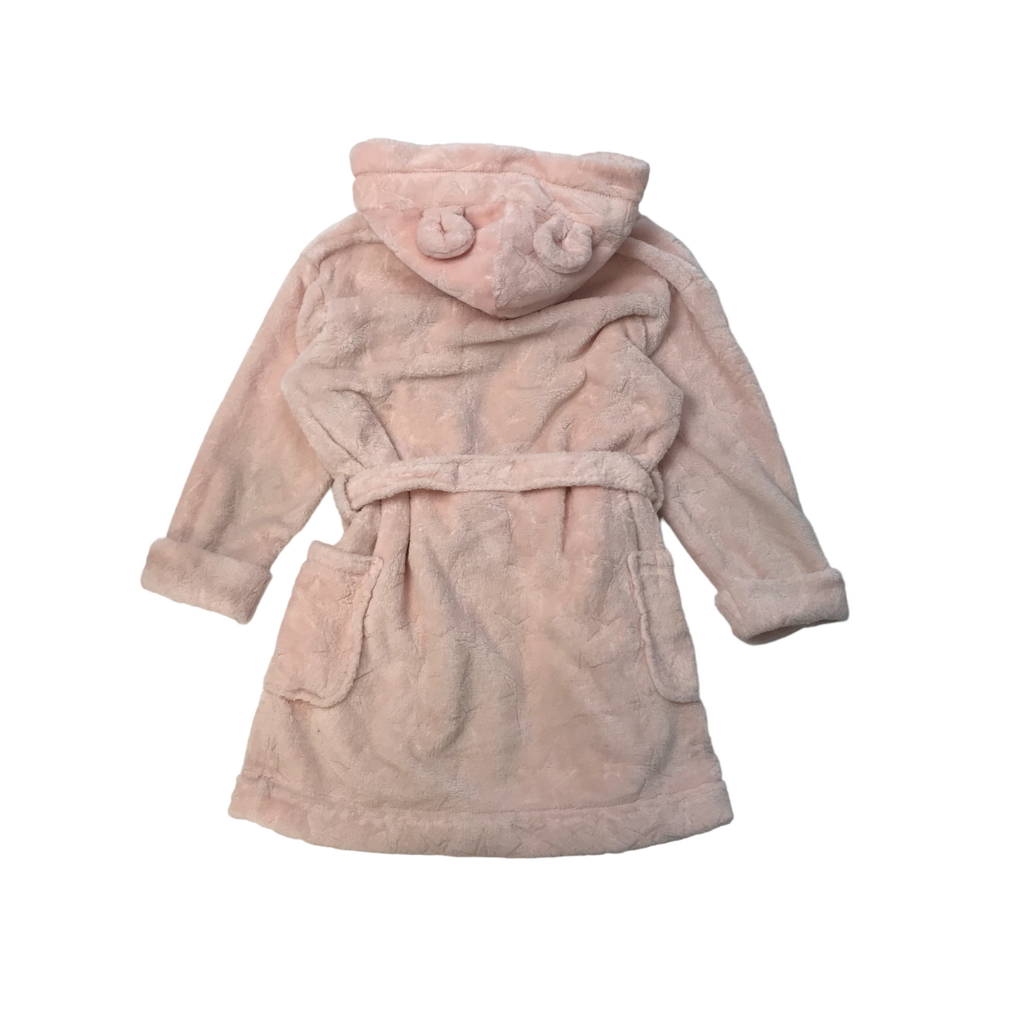 Next Pink Starry Dressing Gown with Teddy Ears Age 6