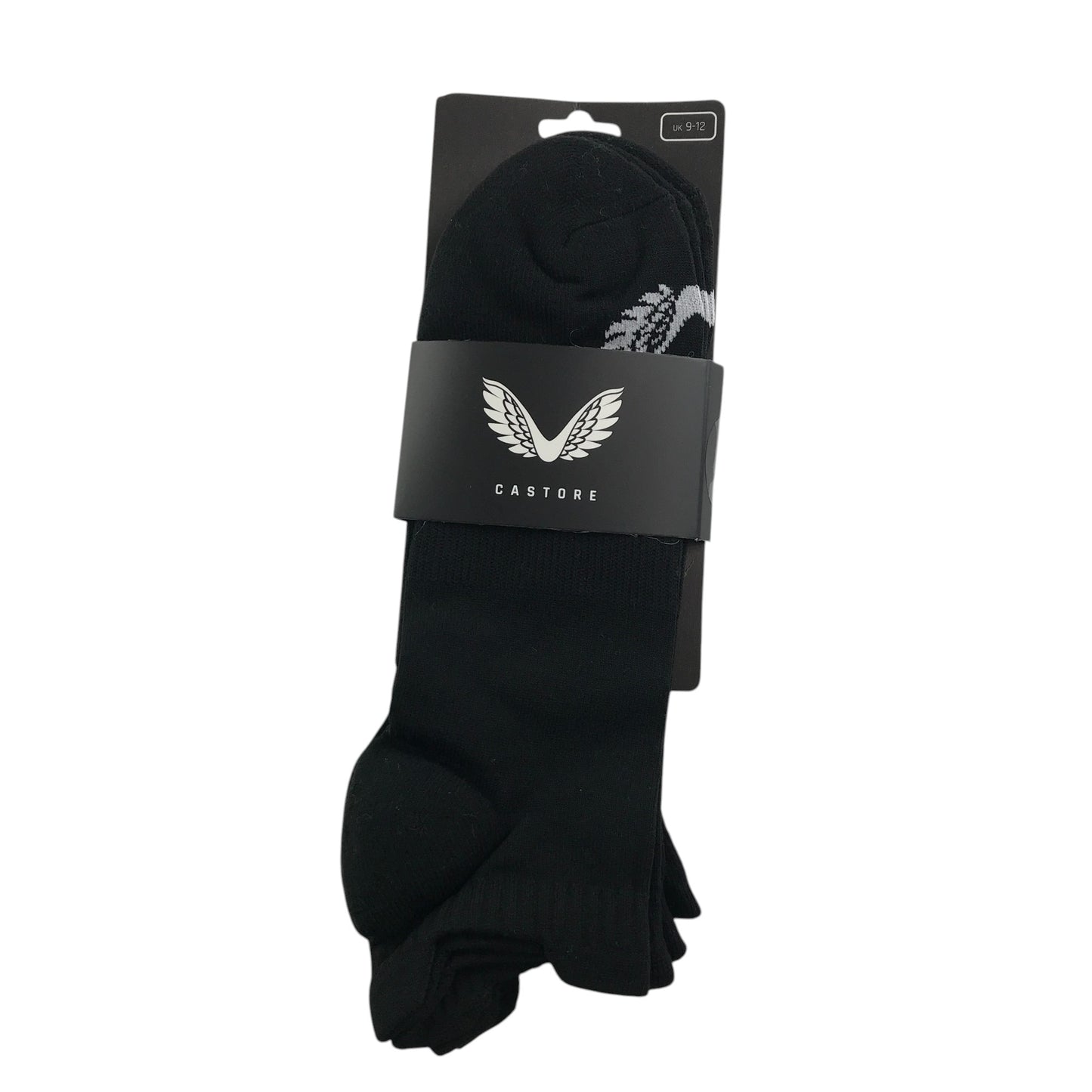 Castore Short Trainer Socks - 2 Pack (Black or White)