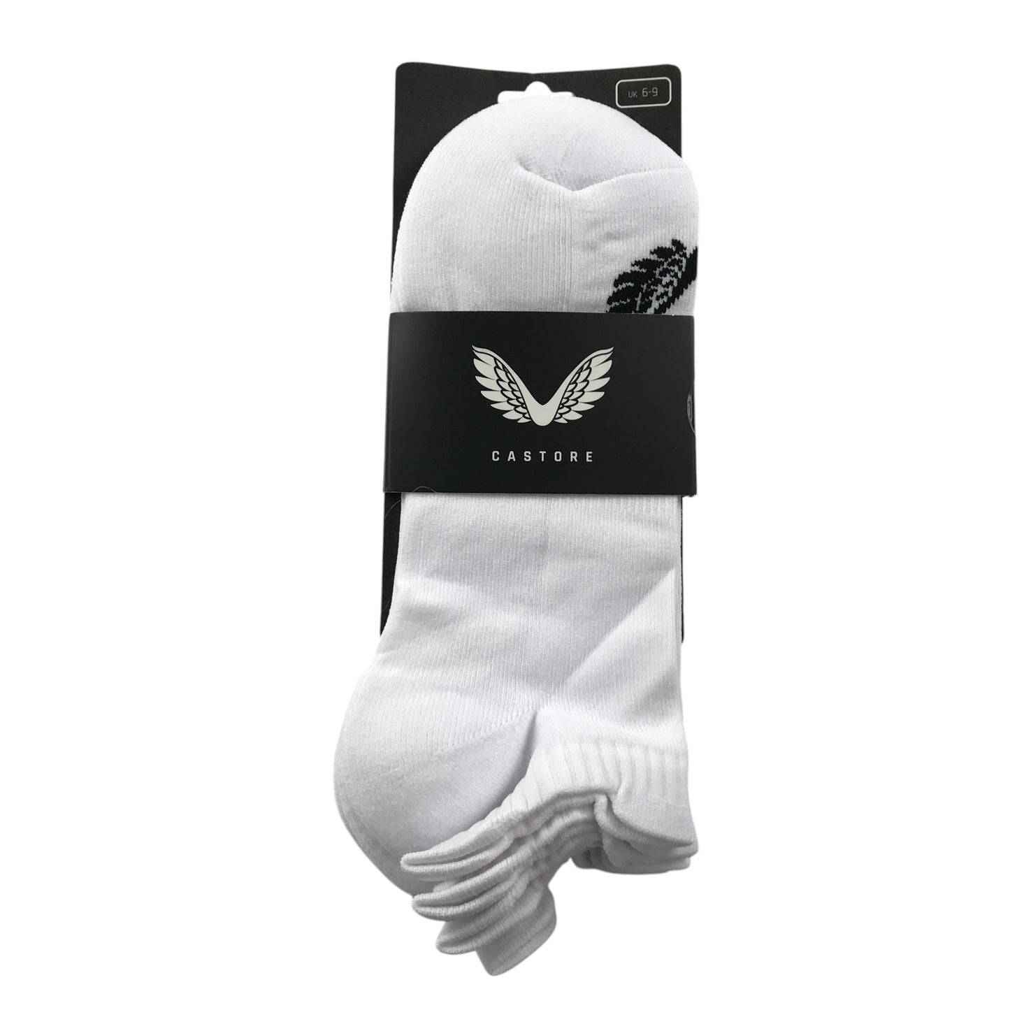 Castore Short Trainer Socks - 2 Pack (Black or White)