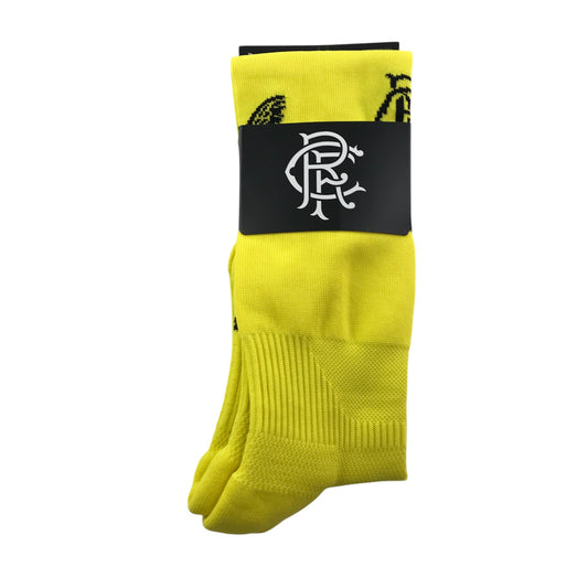 Castore Rangers FC Football Socks - Yellow