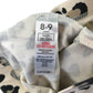 George leggings 8-9 years white with black animal print cropped