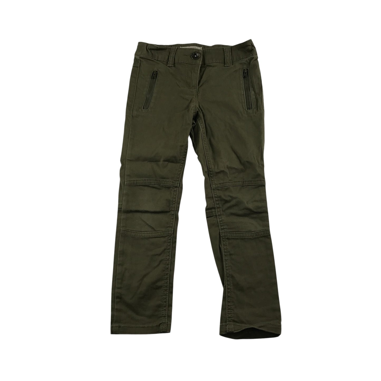 Next trouser 5-6 years khaki y pull-on adjustable waist