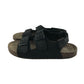 Next Sandal shoe size 2 black straps and brown sole