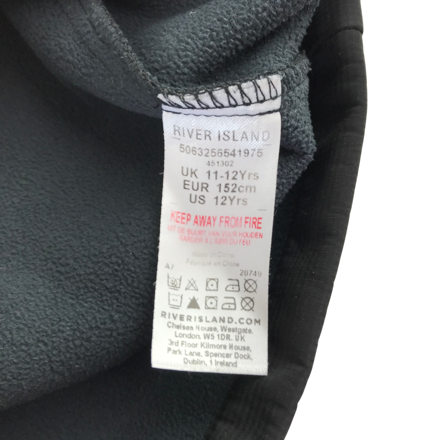 Preloved River Island jacket for kids