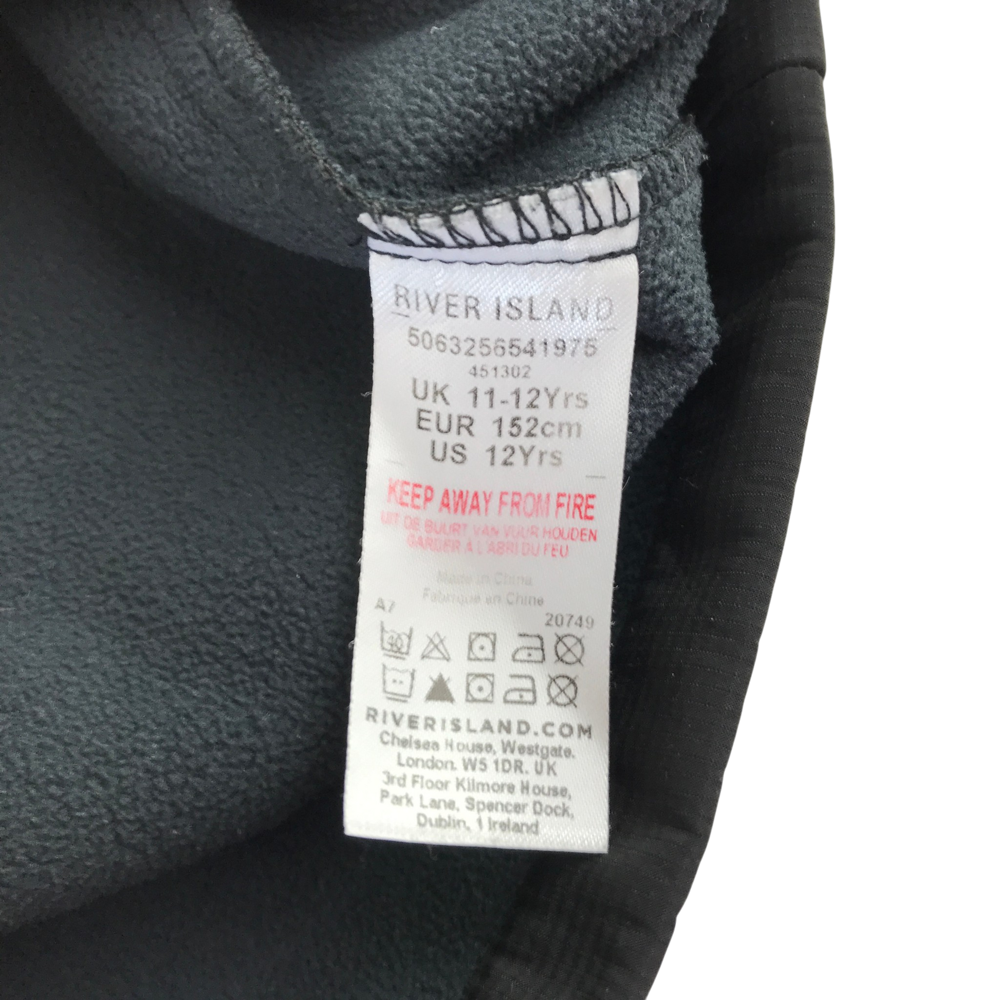Preloved River Island jacket for kids