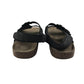 Next Sandal shoe size 2 black straps and brown sole