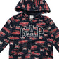 GAP Navy hoodie 5 years black red fire truck print with GAP logo