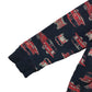 GAP Navy hoodie 5 years black red fire truck print with GAP logo