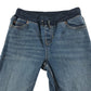 Lands End trouser 7-8 years blue elasticated waist pull-on