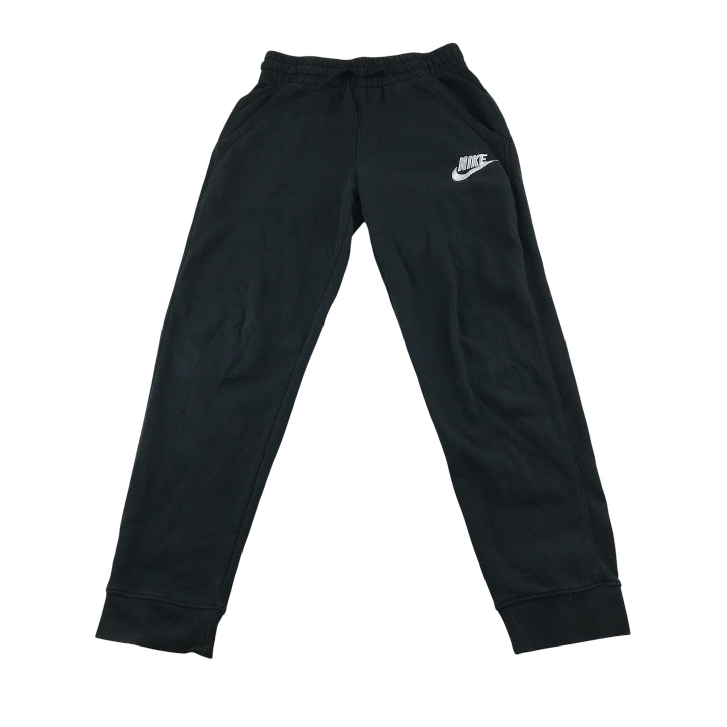 Nike jogger trouser 9-11 years black plain with logo elasticated waist