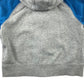 Nike hoodie 5-6 years light grey and blue panelled slightly cropped