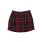 M&S Skirt Age 9 Red Check Jersey