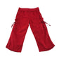 Mayoral trouser 6-7 years red  straight leg elasticated waistband