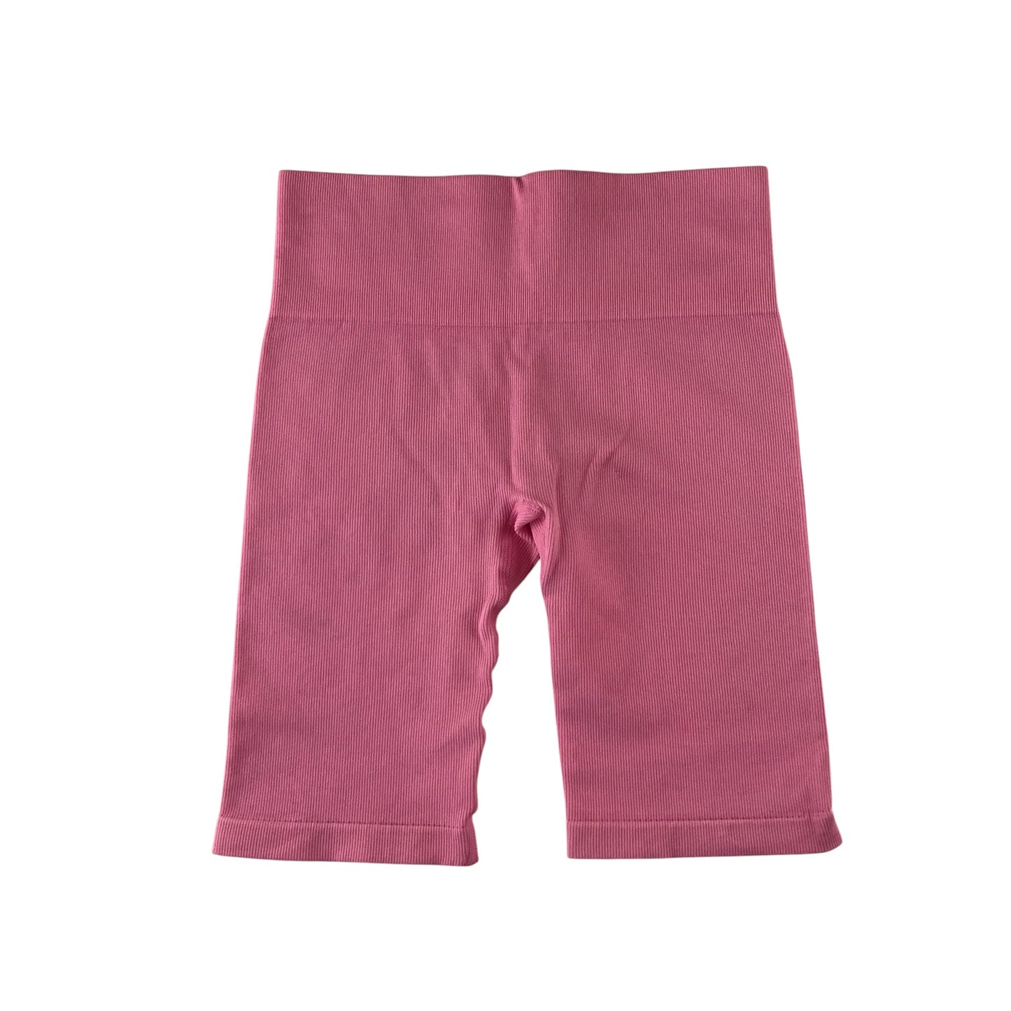 Primark leggings women's size 6-8 pink plain ribbed cropped