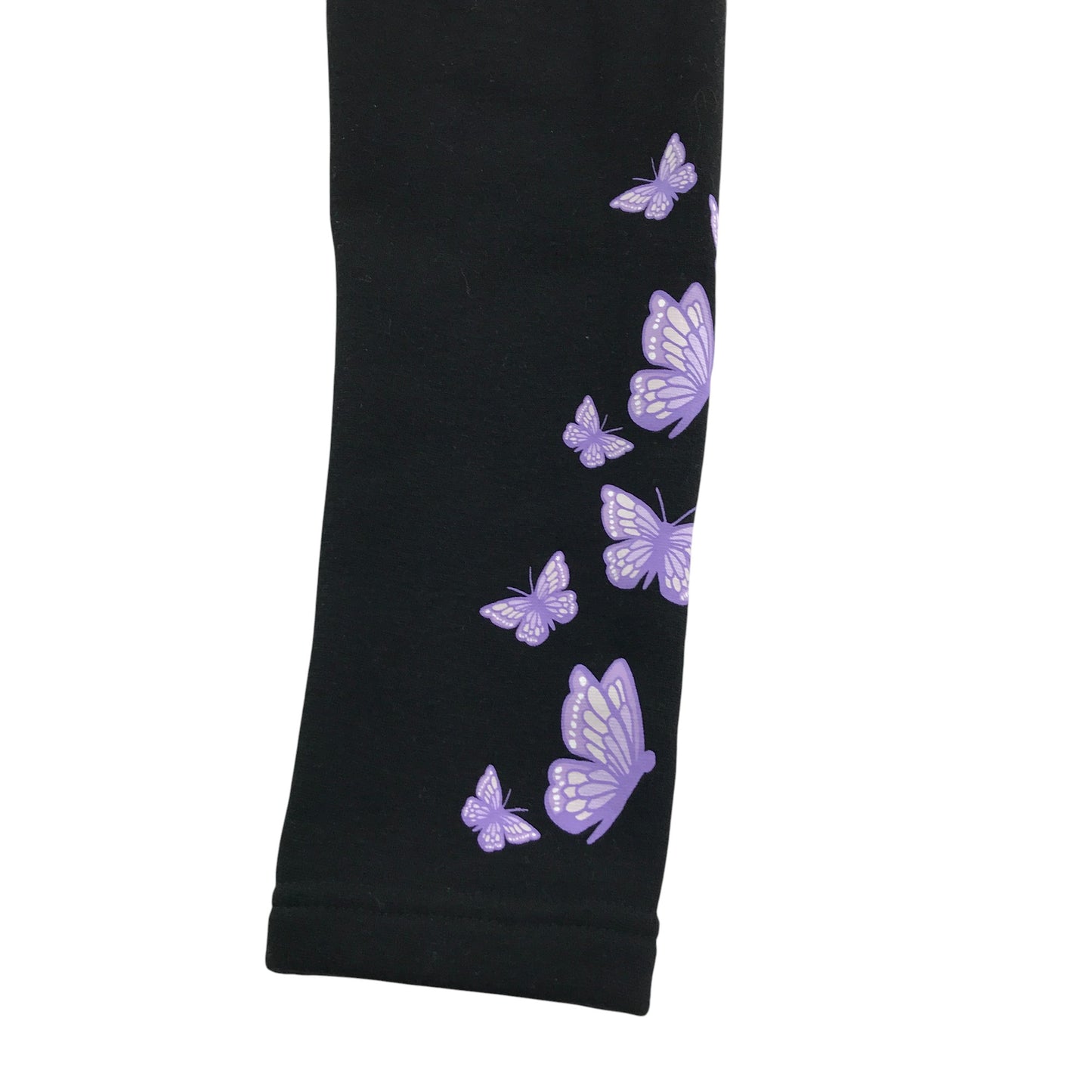 Primark Jogger 7-8 years black with butterfly print jersey material