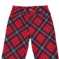 H&M trouser 8-9 years red tartan checked smart jeggings