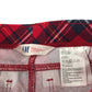 H&M trouser 8-9 years red tartan checked smart jeggings