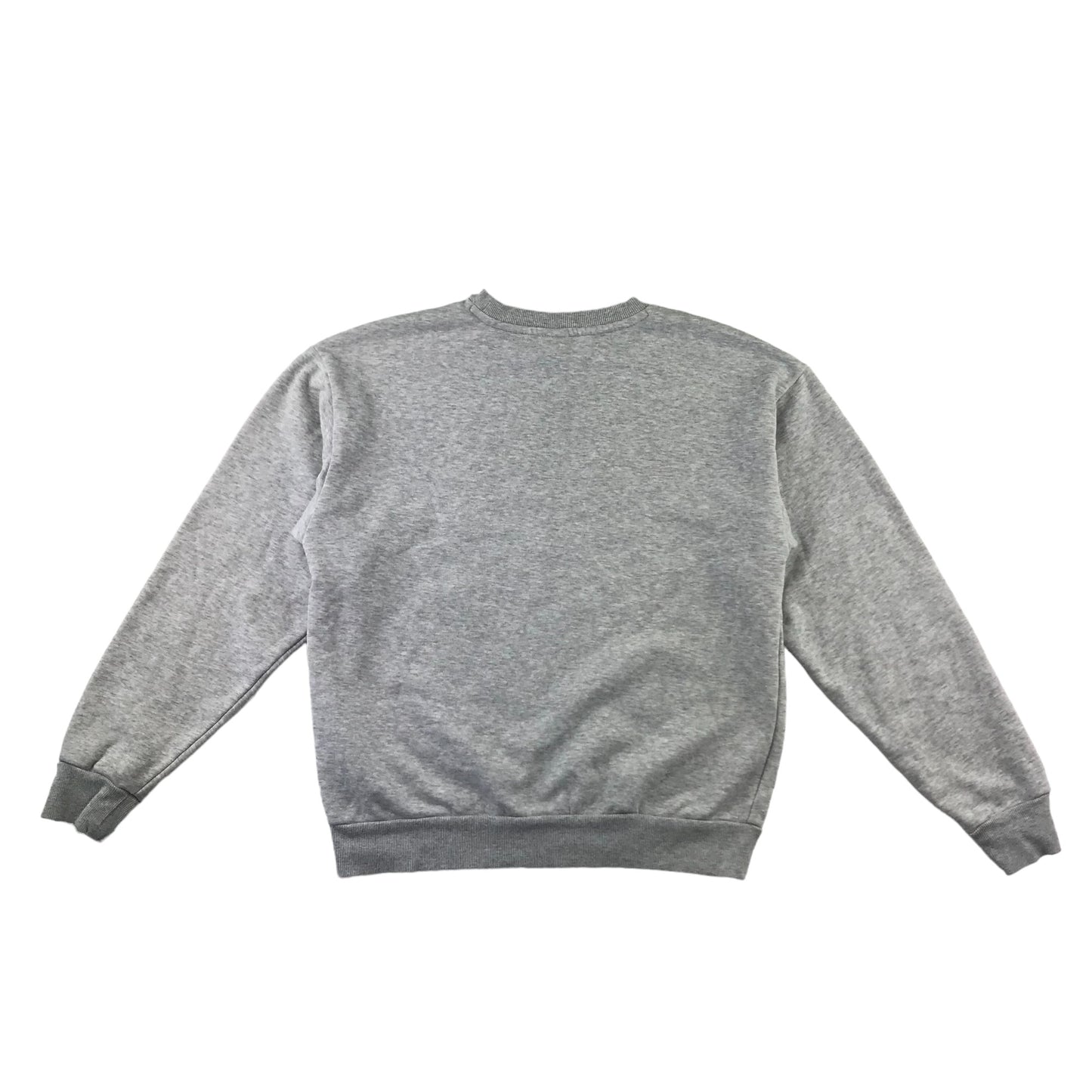 Puma sweater adult size S grey plain classic crew neck logo print