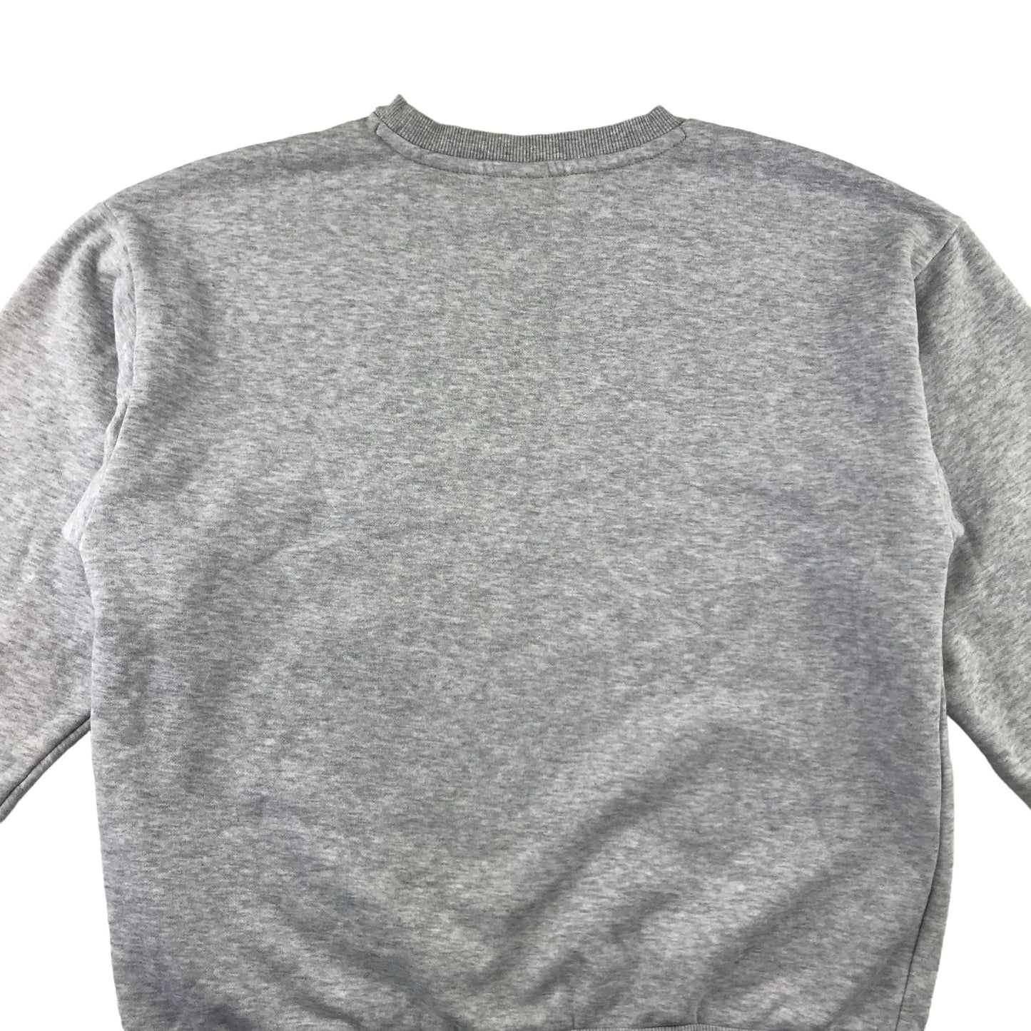 Puma sweater adult size S grey plain classic crew neck logo print