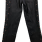 Decathlon trouser 11-12 years navy equestrian with triangle pattern design