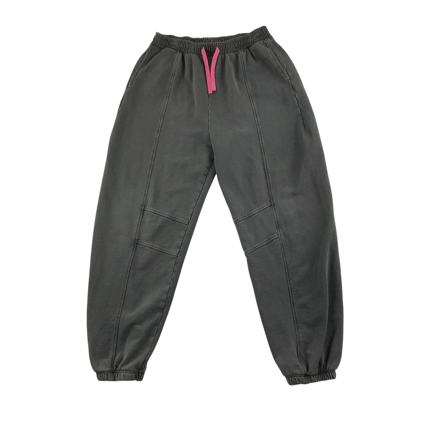 River Island Jogger 11-12 years light grey with pint draw strings jersey material cotton