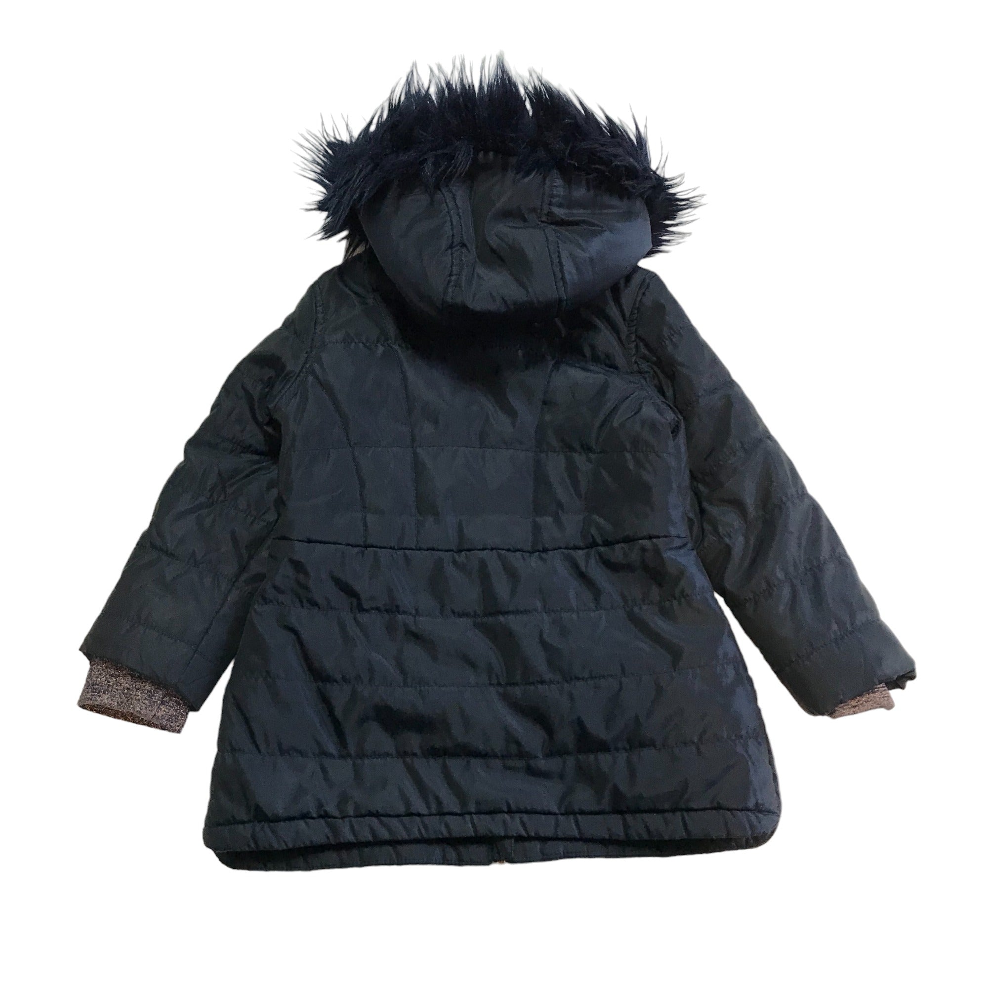 Girls black store coat age 11