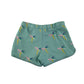 M&S shorts 6-7 years blue palm tree print jersey material cotton