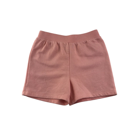 Tu shorts 6-7 years pink plain jersey material