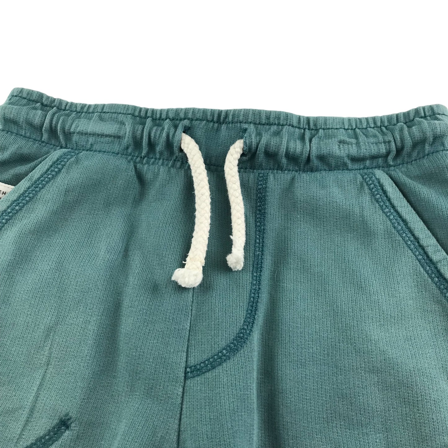 Zara shorts 4-5 years green plain jersey cotton