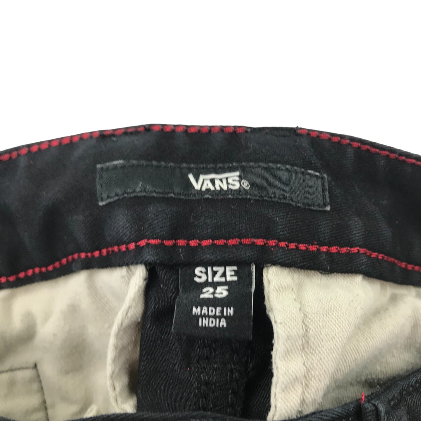 Vans Jeans Size 25in Waist Black Mama Jeans shaped waist Denim