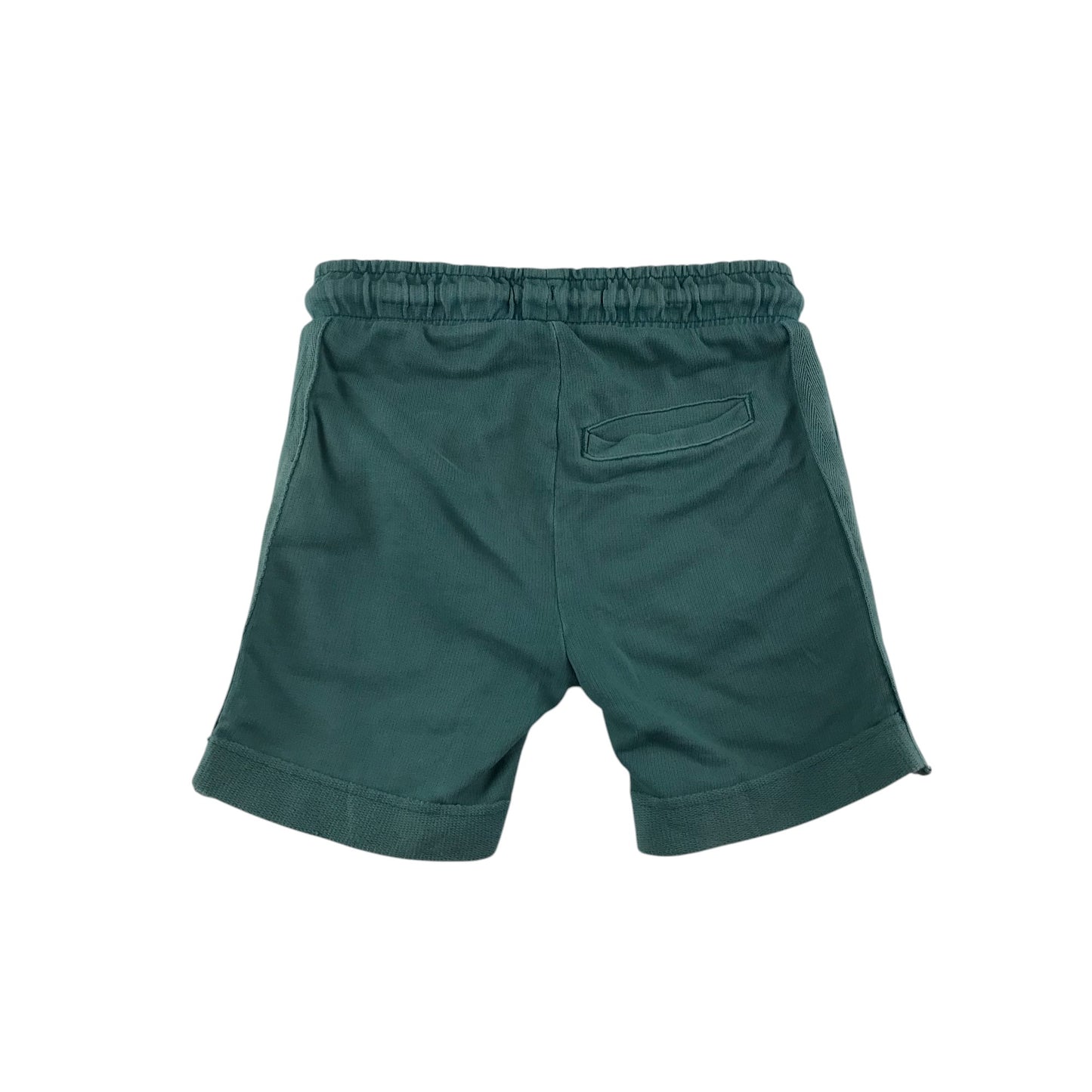 Zara shorts 4-5 years green plain jersey cotton