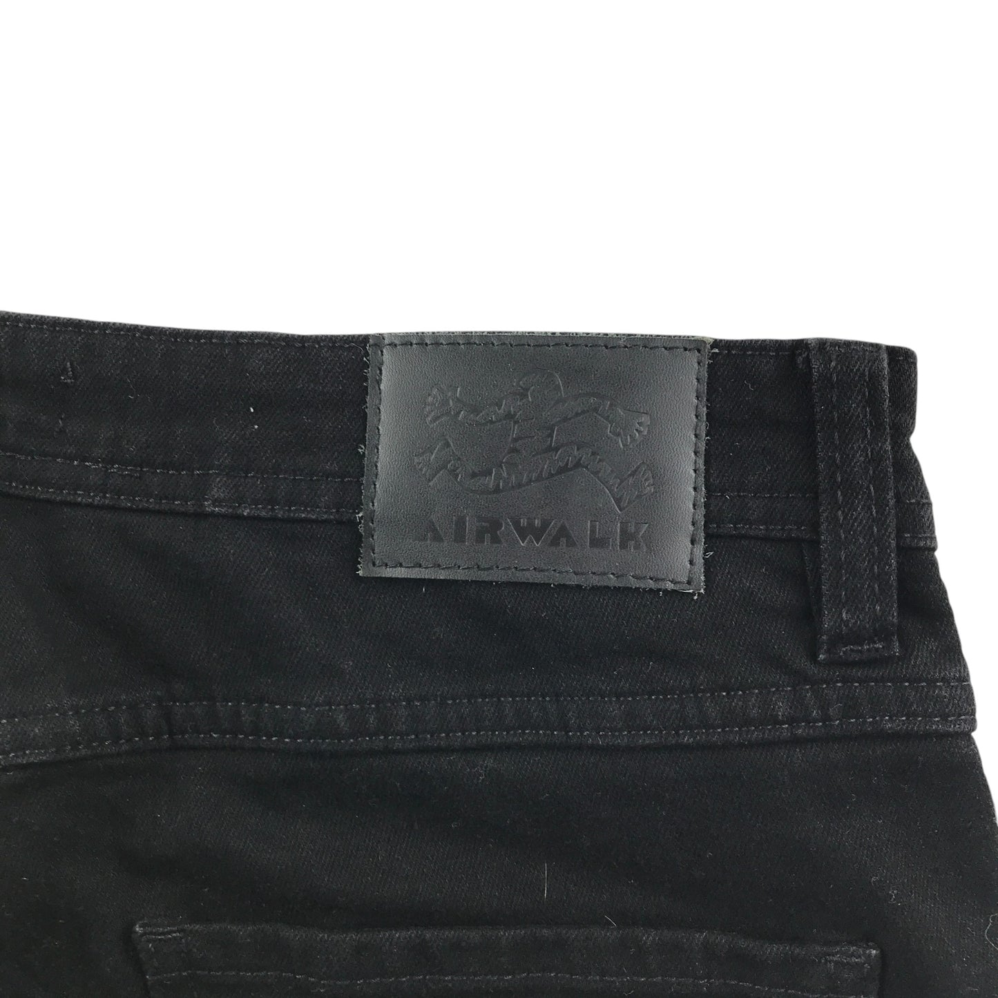 Airwalks jeans women's size 34R black denim