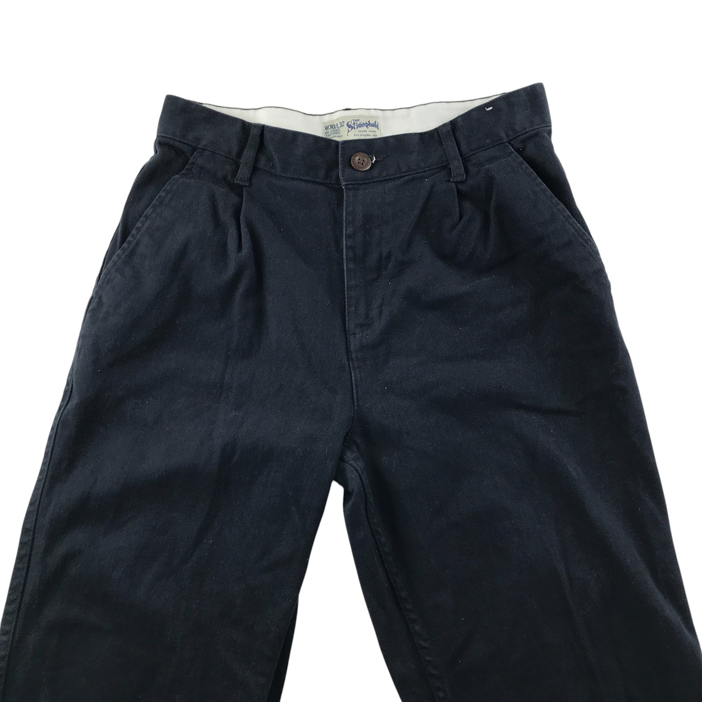 Denim co trouser men's W30 L32 navy The Stronghold smart chino style