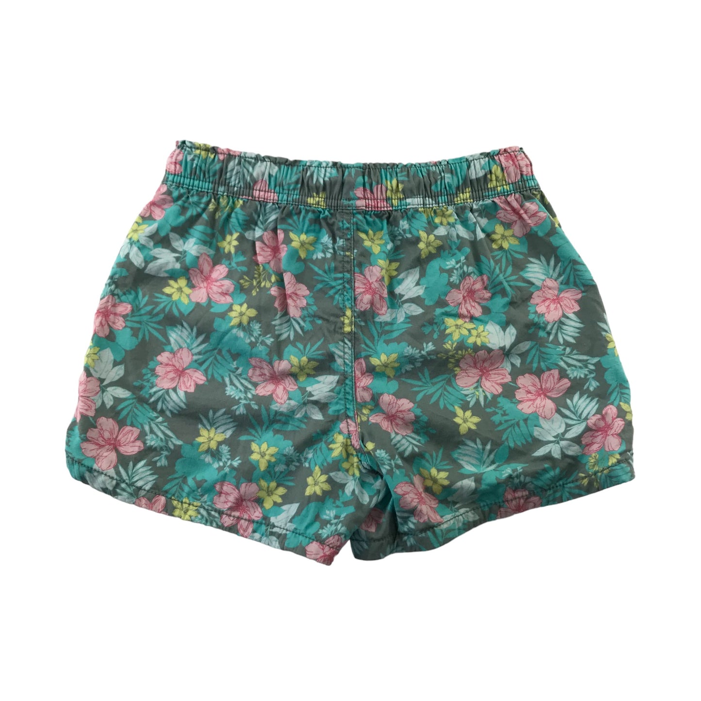 GAP Shorts Age 10 Blue and Grey  Floral Print Cotton