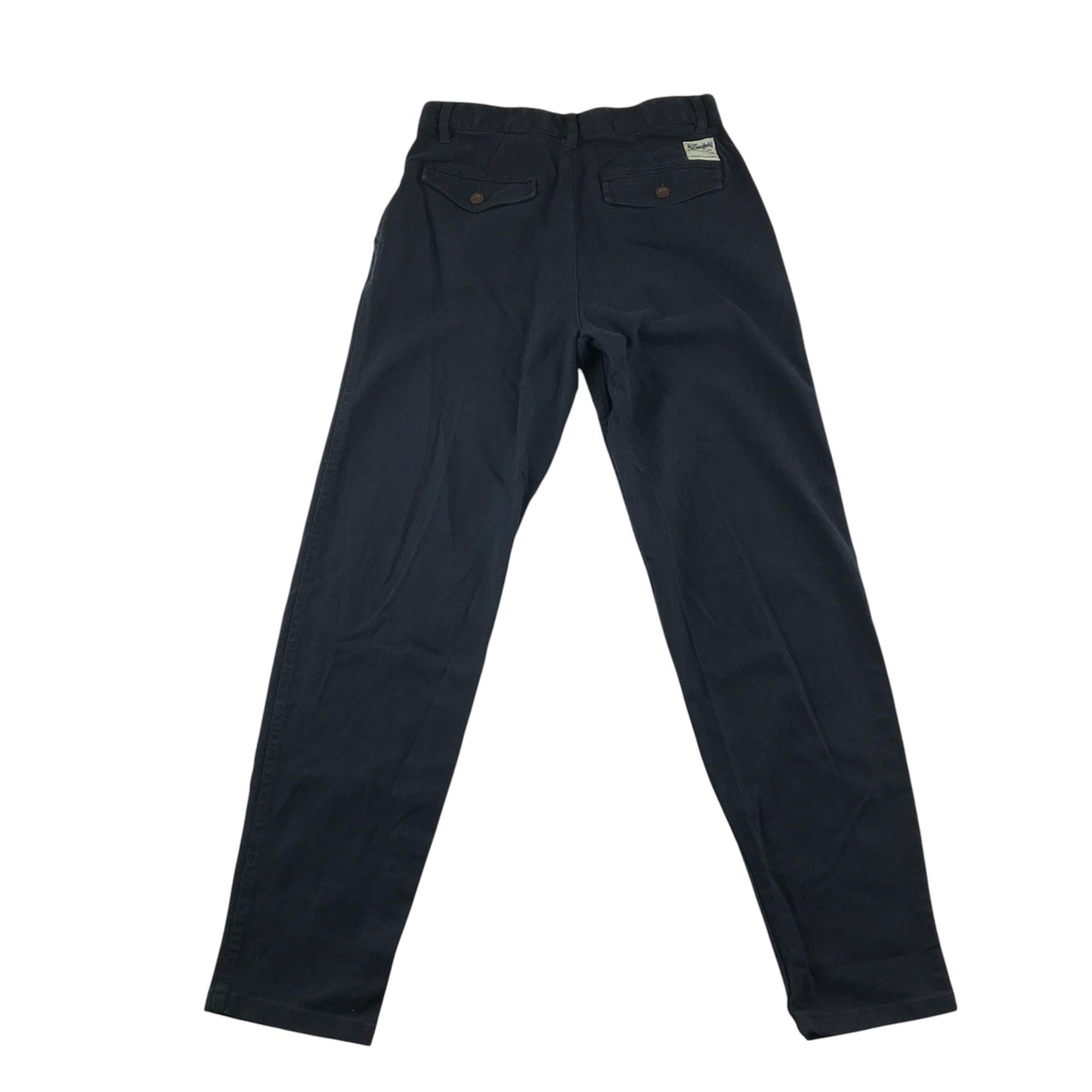 Denim co trouser men's W30 L32 navy The Stronghold smart chino style