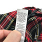 New Look trouser women's S red tartan checked slim leg