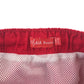 Tissaia swim trunks 10 years red plain with small circle graphic