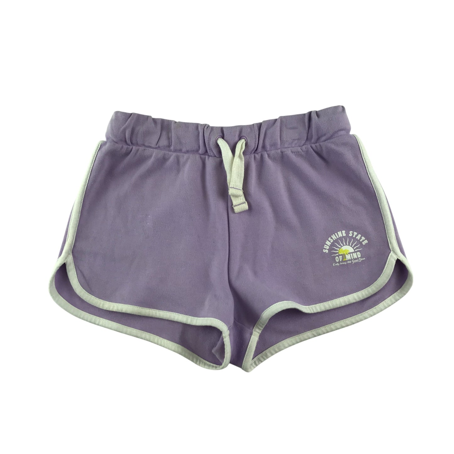 M&S shorts 8-9 years lilac jersey material cotton