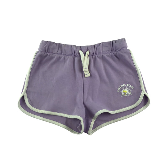 M&S shorts 8-9 years lilac jersey material cotton