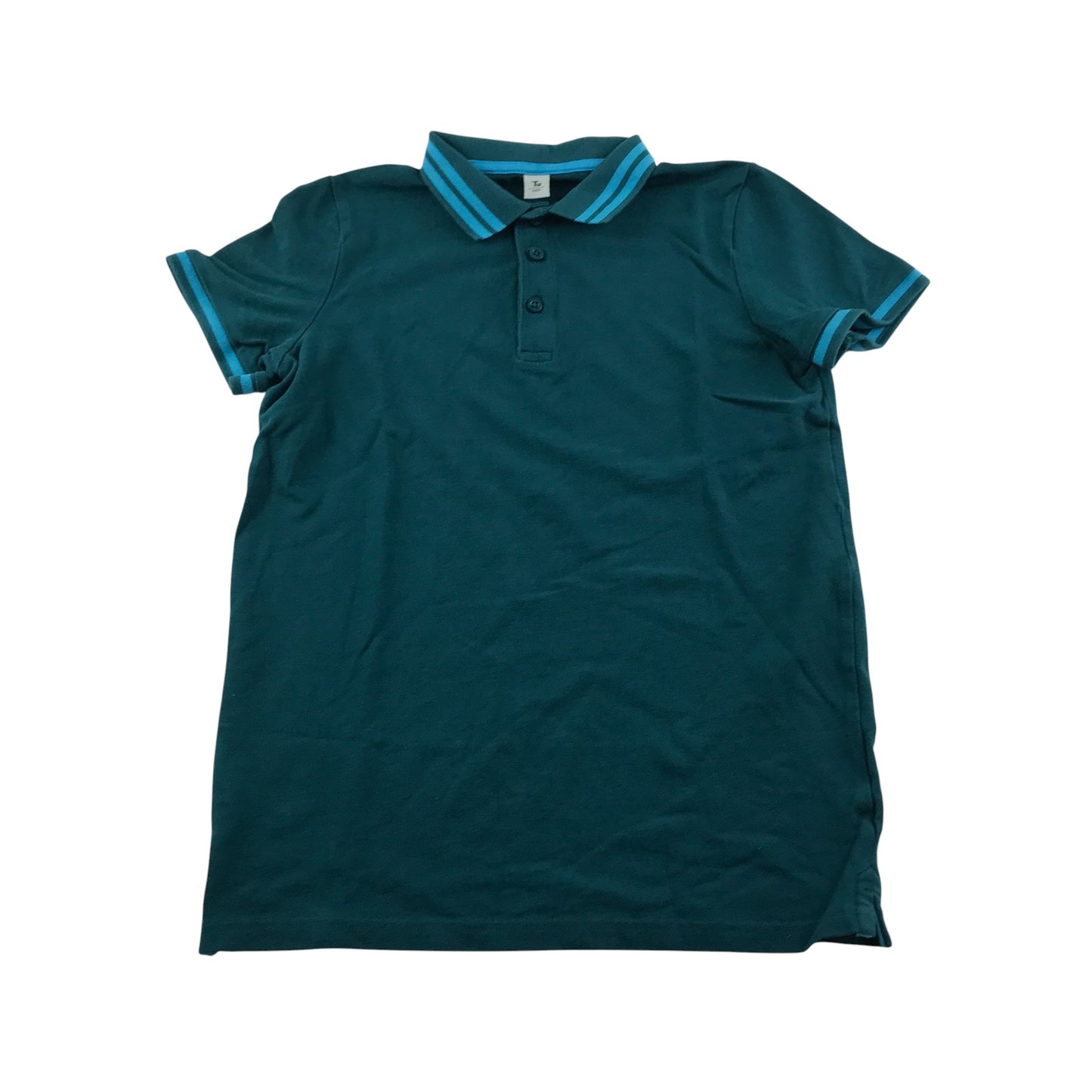 Tu polo shirt 12-13 years blue with strips on collar