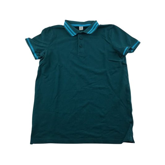 Tu polo shirt 12-13 years blue with strips on collar
