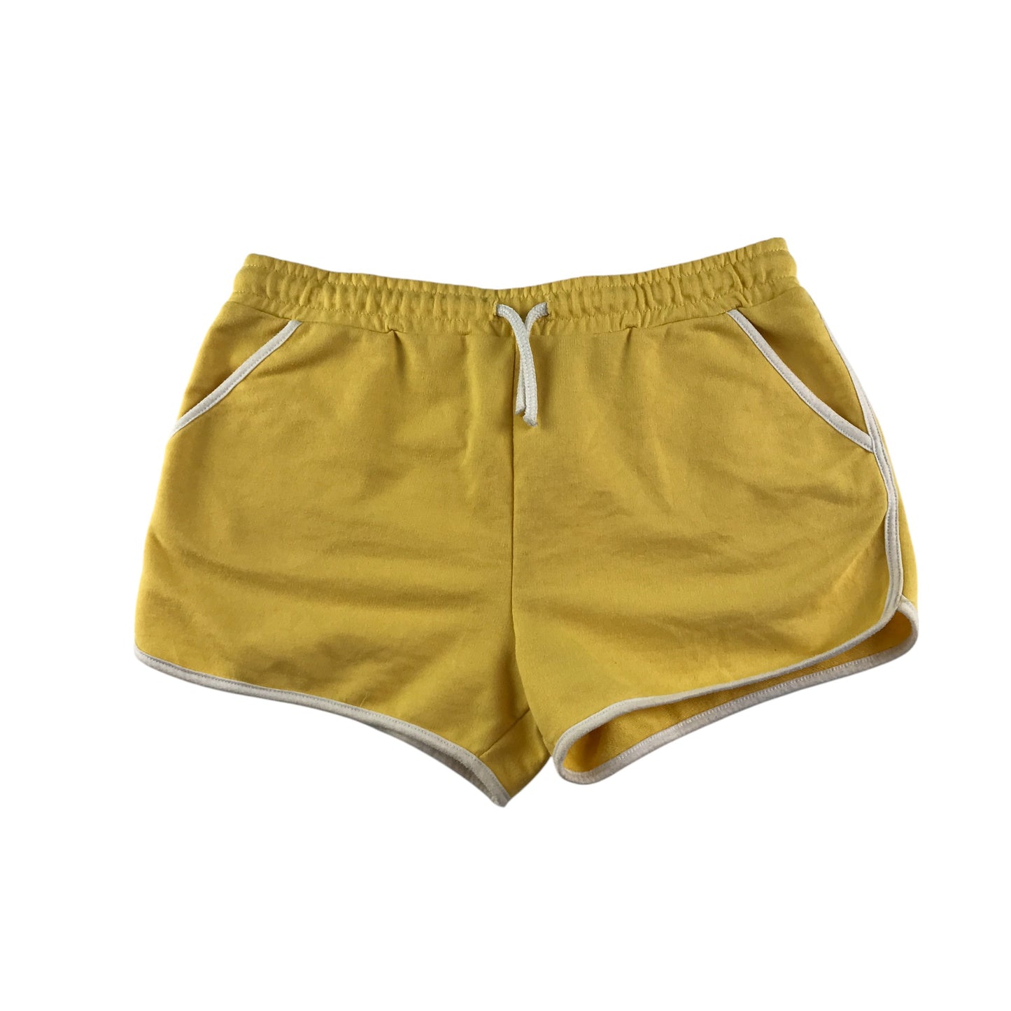 Primark shorts 14-15 years yellow jersey material