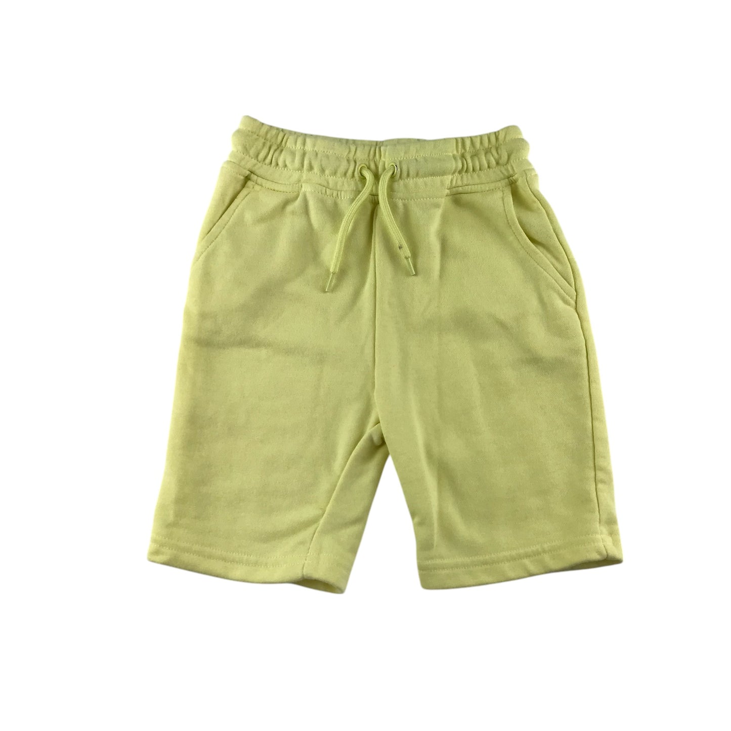 Primark shorts 6-7 years yellow jersey plain