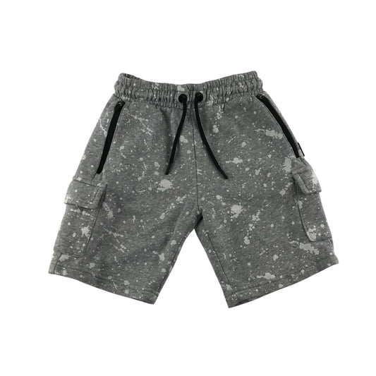 George shorts 7-8 years grey graphic design