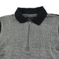 Next polo shirt 10-11 years grey with black zipper collar and short sleeves