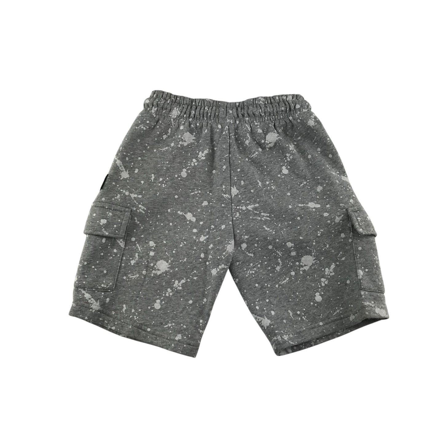 George shorts 7-8 years grey graphic design